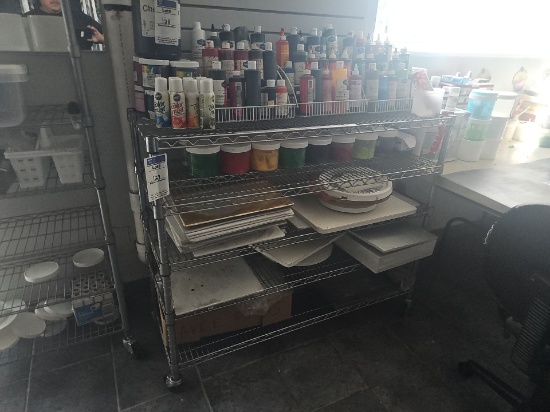 Chrome wire rack