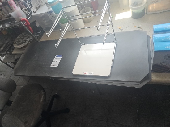 Mats for Wire racks and Chrome bag dispenser