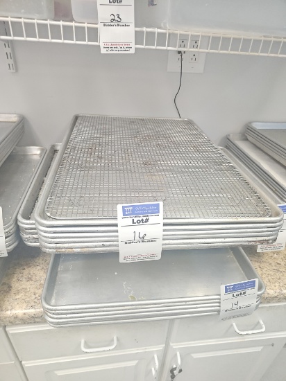 Aluminum Full size sheet pans used