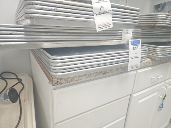Aluminum Full size sheet pans used