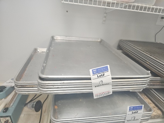 Aluminum Full size sheet pans used