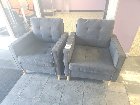 Fabric single chairs