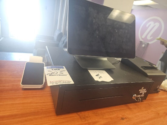 Square Point of Sale system with printer and cash Drawer