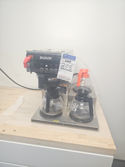 Bunn Coffee brewer with 3 pots