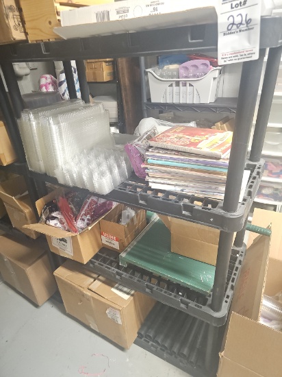Content of poly shelf with shelf (ask K&L)