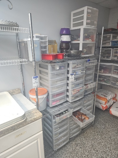 Chrome wire rack 4' x 18"