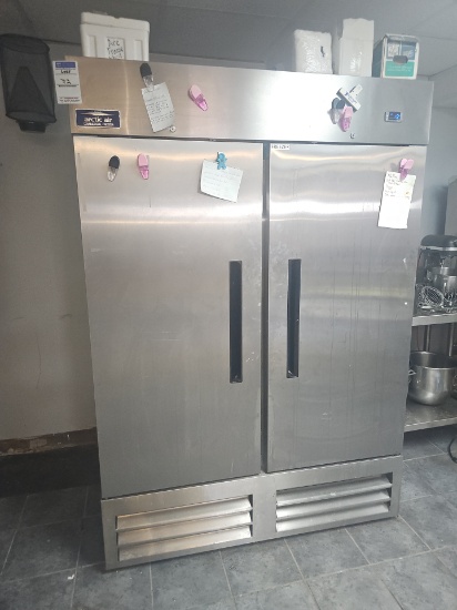 Artic Air 2 door commercial freezer 53.5" x 33"