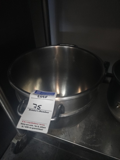 30qt Stainless steel mixing bowl