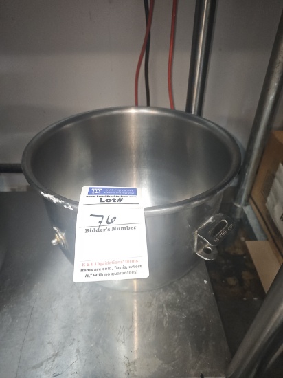 20qt Stainless steel A-200 mixing bowl
