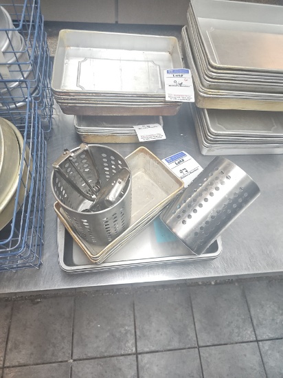 Assorted pans and inserts