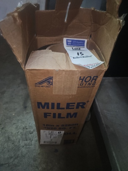 Miler Plastic Film 18" x 5280'