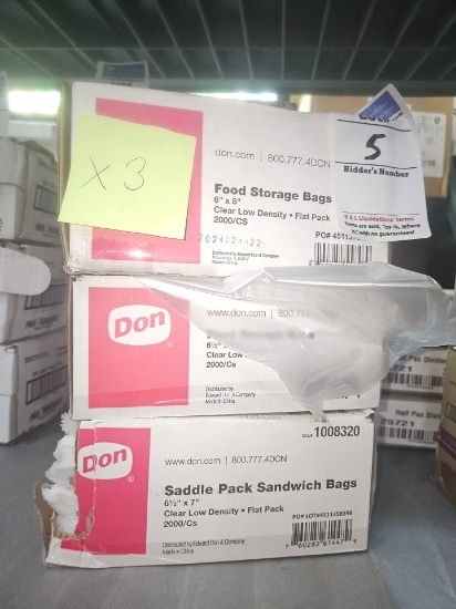 Saddle Pack Sandwich bags