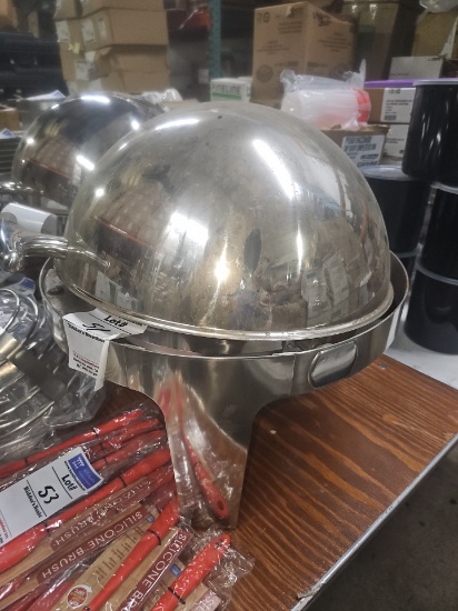 Round chafing dish Chrome