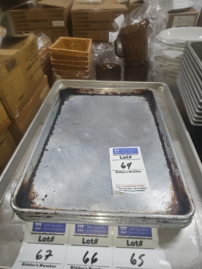 Half size aluminum sheet pans