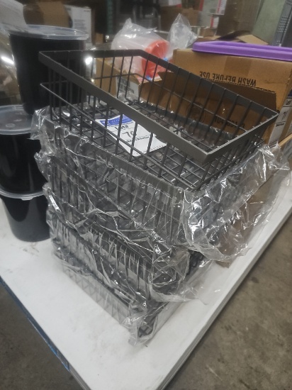 Metal baskets Black coated NEW