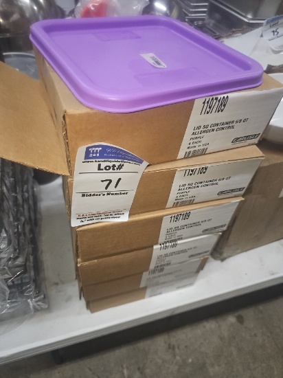 Carlisle Lids for 6/8qt containers 6ct per case