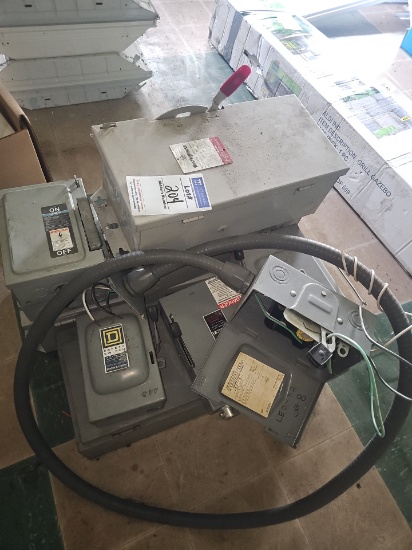 Assorted breaker panels