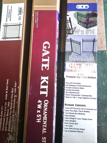 Gate Kit for fence 4' x 5'