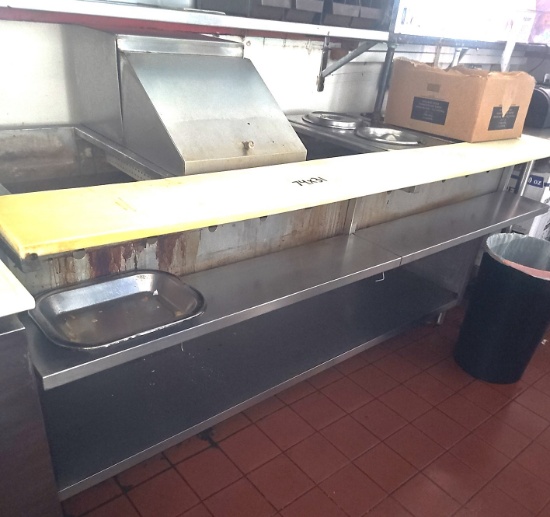 Stainless steel gas 5 well warmer