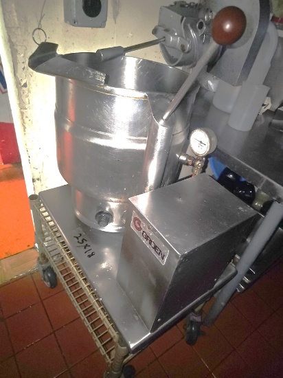 Groen Tilt kettle stainless steel