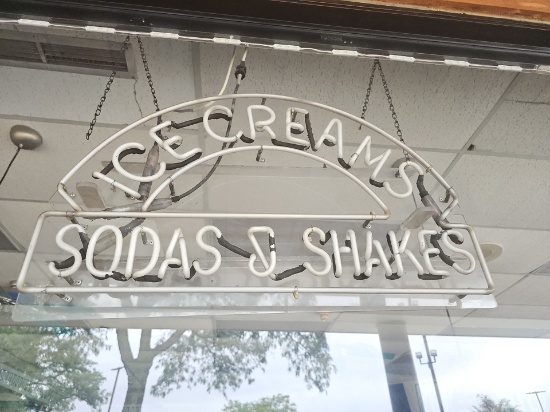 "Ice Cream" Lighted sign
