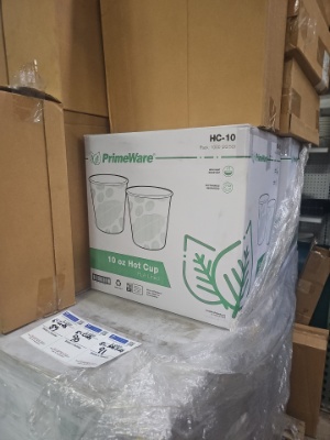 Hot/Cold cups with lids 10oz