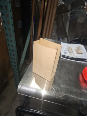 Brown Fry bags 4.25" x 7" 1000ct per box