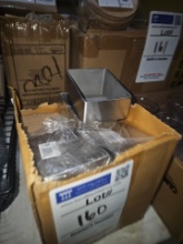 Slant stainless steel sugar pack holders