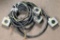 Lot of (4) various lengths tie-on 50 AMP 240-480 volt patch cords