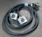 (1) approx 25' 50 AMP, 240-480 volt double extension cord