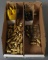 (1) cardboard flat of new oxy/acetylene hose couplers, gauge couplers