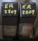 Lot of (2) sleeve containers - one full and one near full of ER2209 - Duple