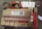 Lot of (38) boxes of 50 ct mostly full air arc rods in 1/8