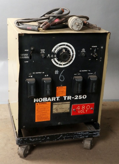 Hobart TR-250 serial #88WS05397; with cart, power cord, 1-ground, 1-stinger