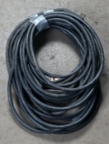 Lot of (2) 1/0 approx 50' welder leads with MPB-1 male/female connections