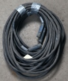 Lot of (2) 1/0 approx 50' welder leads with MPB-1 male/female connections