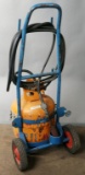 (1) propane torch heater outfit on cart with tank