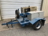 Hobart Champion Combo gas powered trailer mounted mobile welder with Onan P