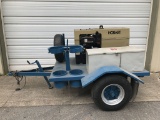 Hobart Champion Combo gas powered trailer mounted mobile welder with Onan P