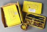 Lot of (4) yellow plastic torch/hose repair kits - all pretty well stocked