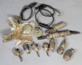 (1) small cardboard box of assorted metal connectors for Mig control leads