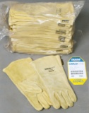 One dozen pair NEW Goldline-A175500 heavy duty leather welder's gloves, lig