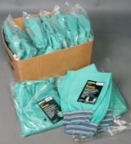 All new in bags - Lot of (12) Radnor green jackets: (3) Medium, (3) Large,