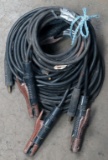 Group of welder whip lines: (4) 25' and (1) 12'