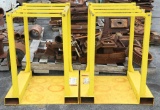 (2) steel portable cylinder docks, hold 6 max fuel gas or inert gas cylinde