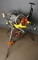 Rigid Model 300 threading machine/mule with two adjustable die heads and fo