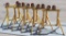 Set of (5) Sumner adjust-a-roll-horse type pipe stands (designed for 2,000
