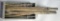 Lot of (13) old style spade bits, including three long spear points for 20-