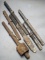 Lot of (6) bits - (1) large buster type, (1) pile/drive type, (4) shanks