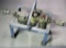 (1) air caddy portable station: Norgren components consists of filter, regu